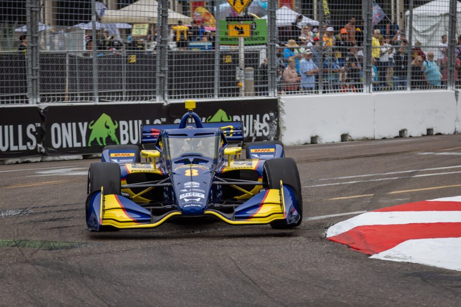 Kyffin Simpson Heads Into Turn 10 At St Pete