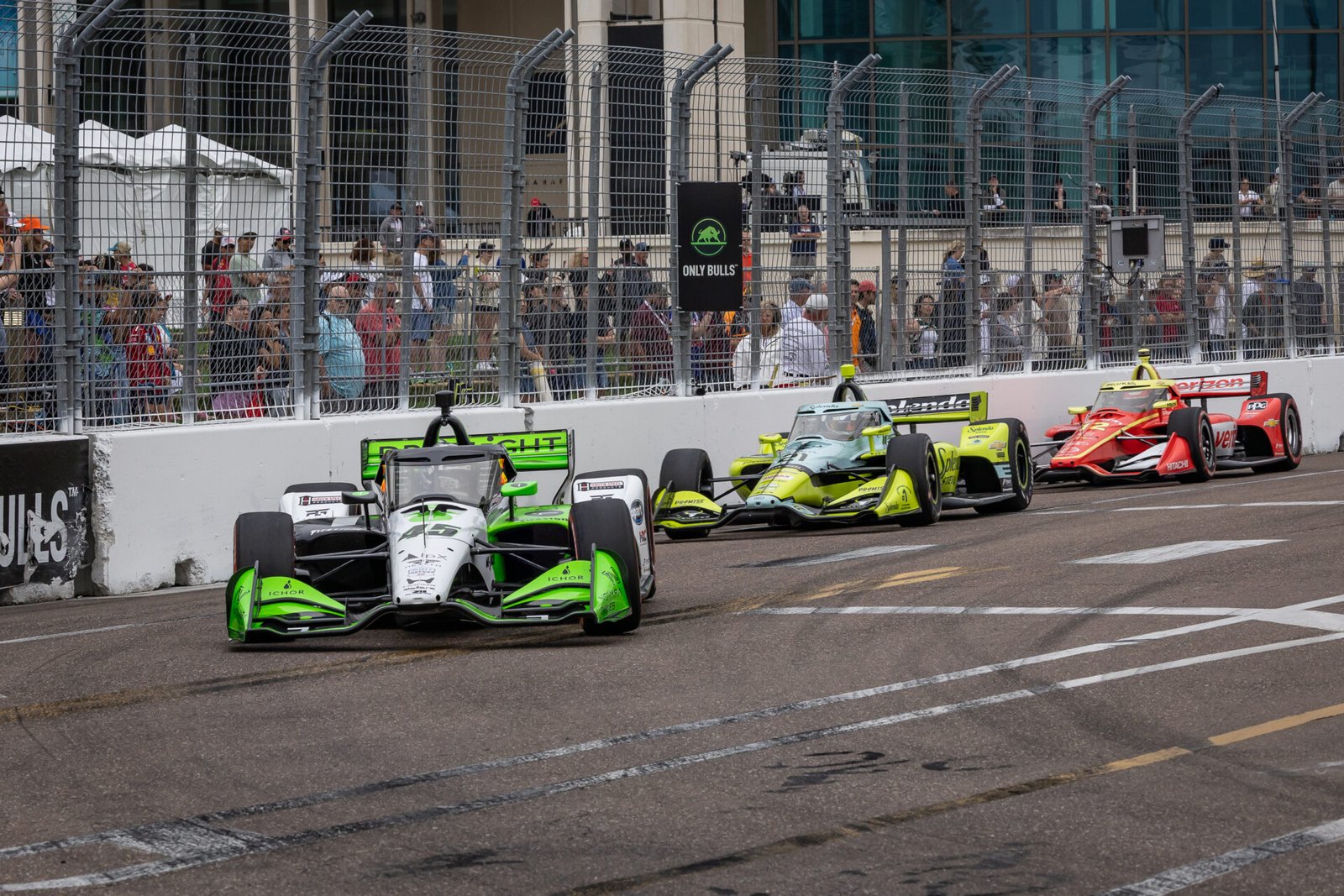 Louis Foster Leads Pack Into Turn 10 At St Pete