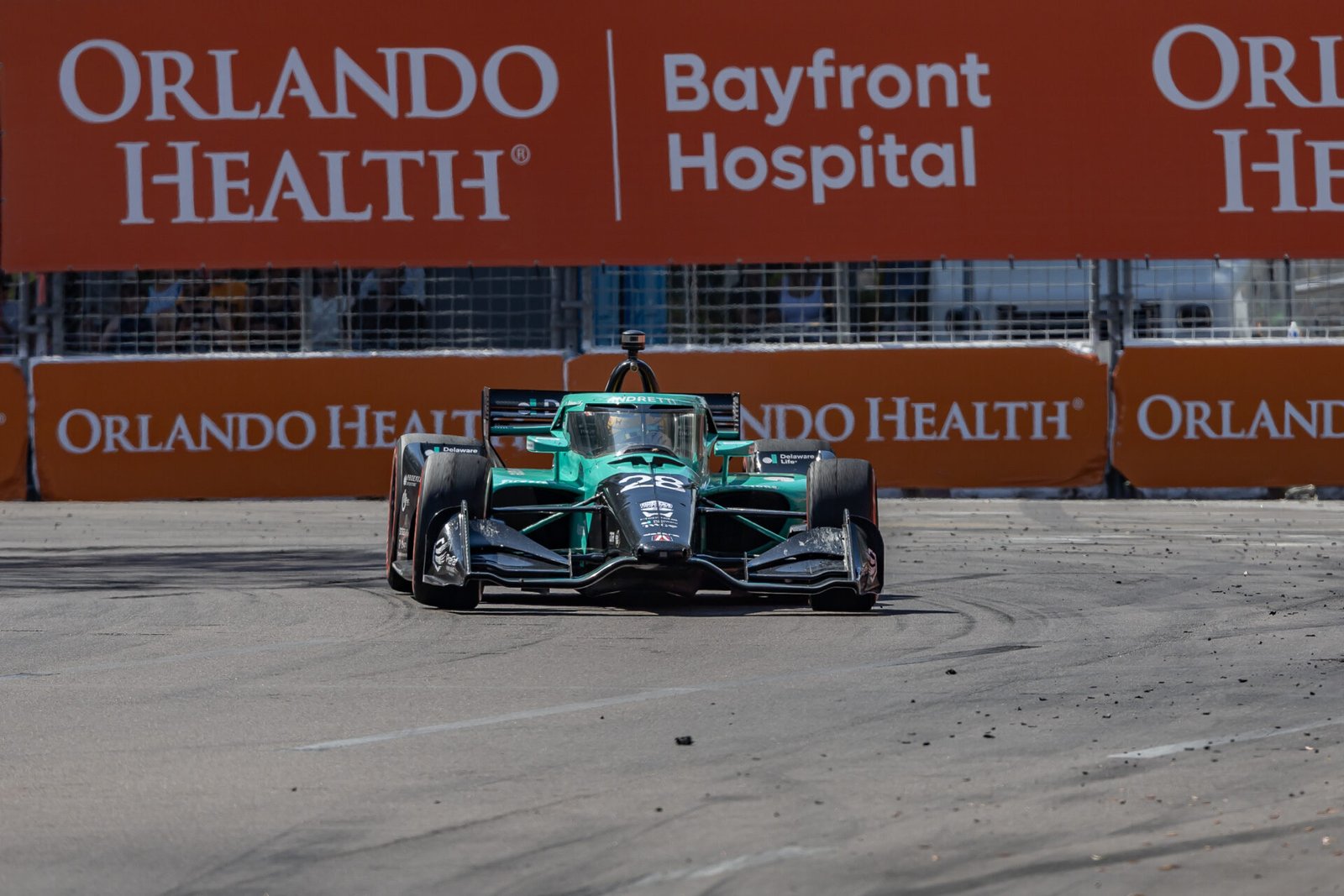 Marcus Ericsson Exits Turn 4 At St Pete