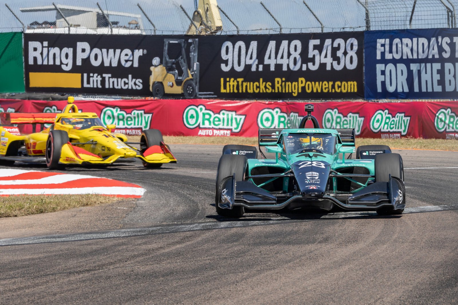 Marcus Ericsson Leads Alex Palou Out Of Turn 14 At St Pete