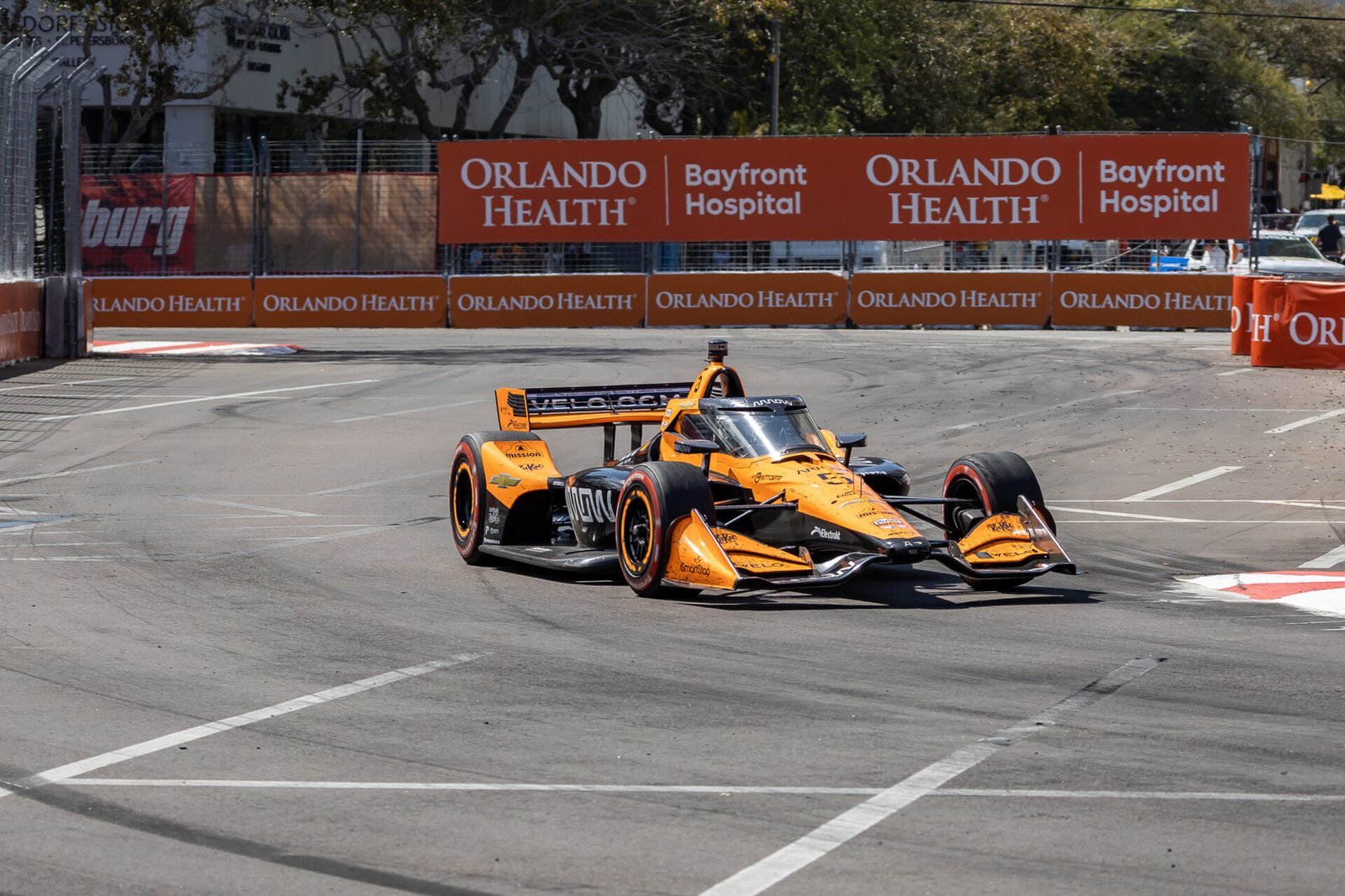 Pato Oward Enters Turn 5 At St Pete