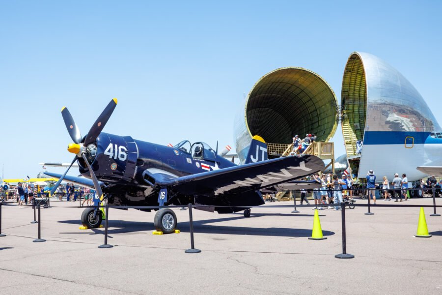 Navy F4U Corsair On Display