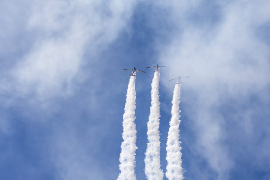 Titan Aerobatic Team Performs Roll