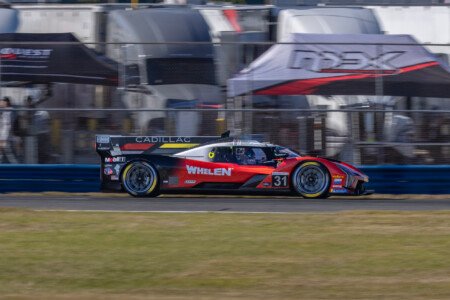 31 Whelen Cadillac Heading Toward the International Horseshoe at Daytona International Speedway - 2025 31 Whelen Cadillac Heading Toward International Horseshoe At Day